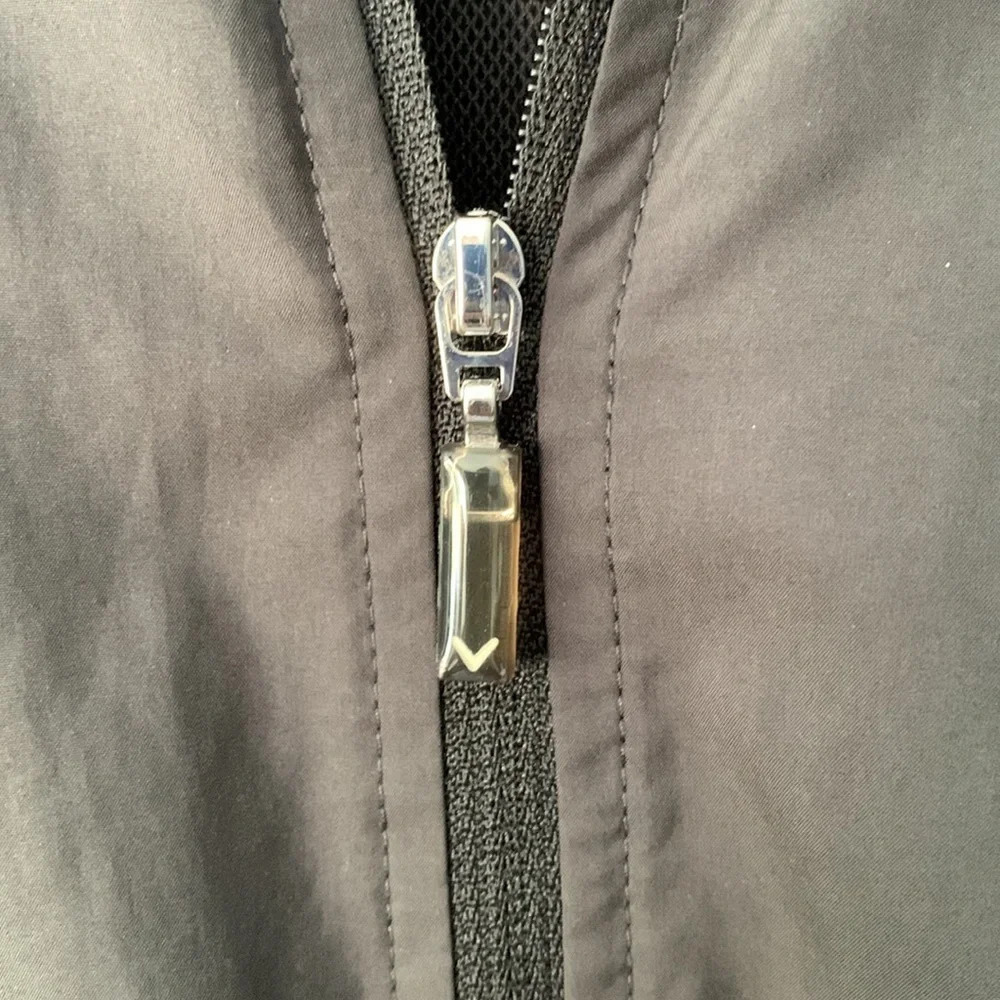 Callaway ladies full zip black windbreaker jacket size large - Picture 5 of 8